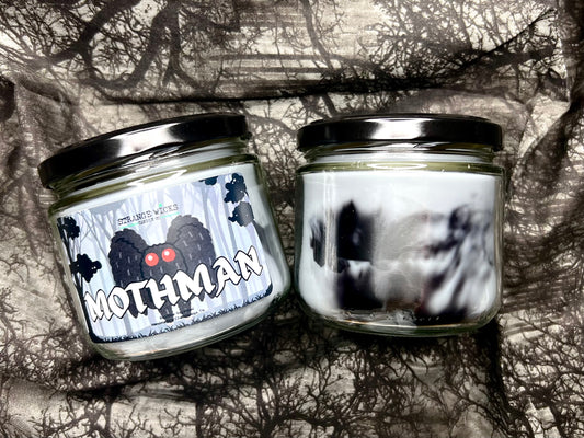 Mothman Candle