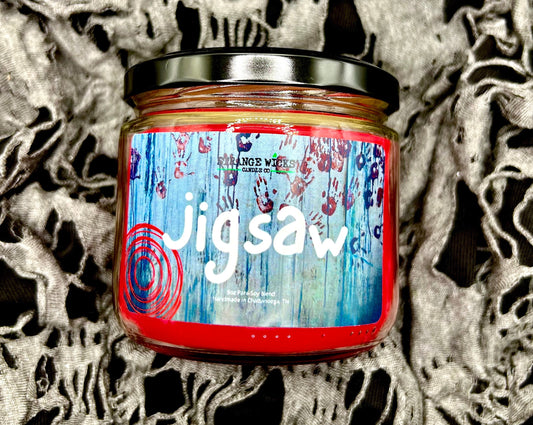 Jigsaw Candle