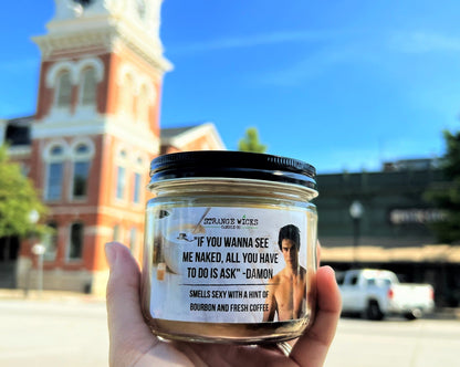 Damon Salvatore - Bourbon and Coffee Candle