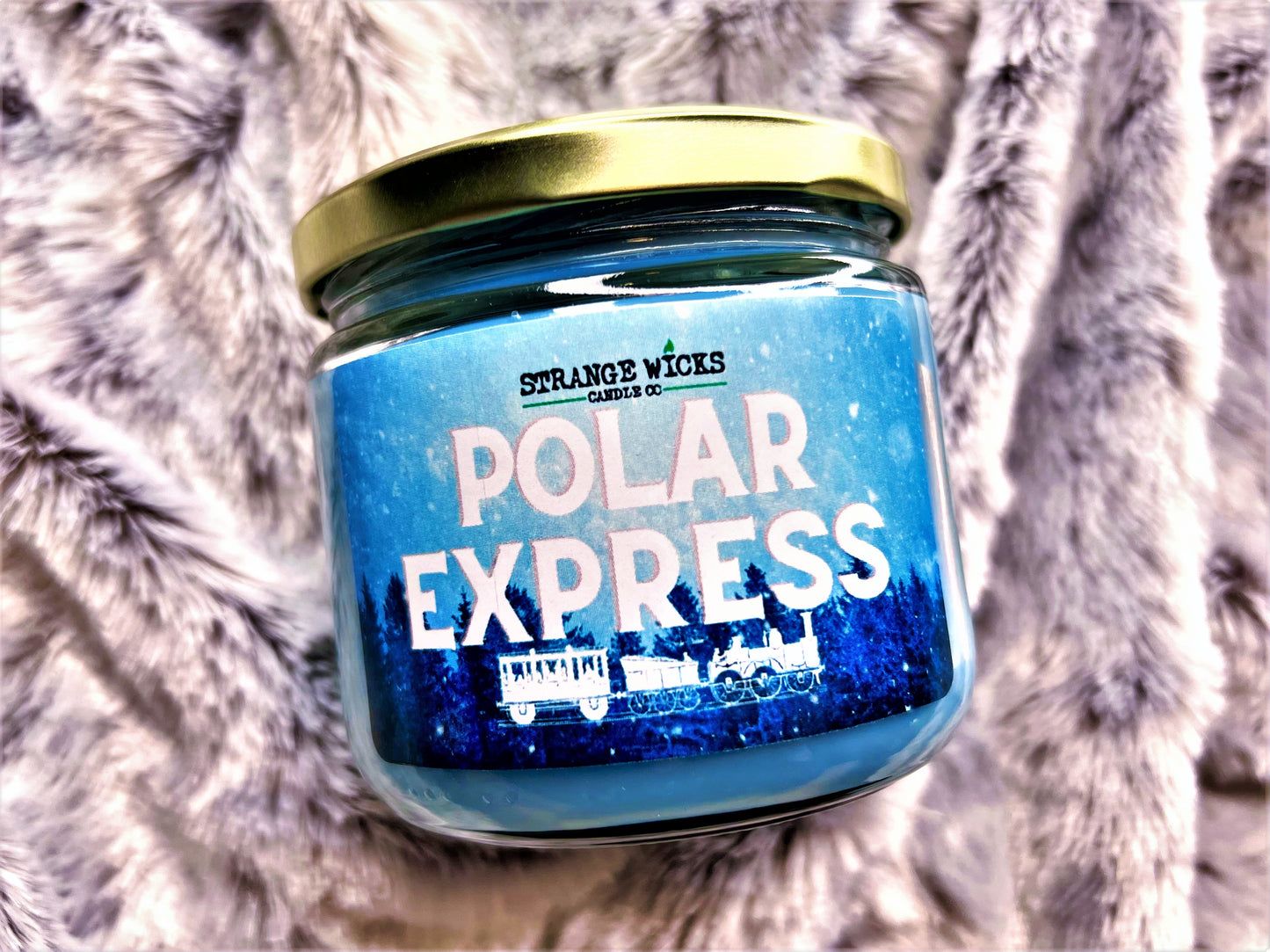 Polar Express Christmas Candle