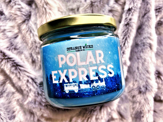 Polar Express Christmas Candle