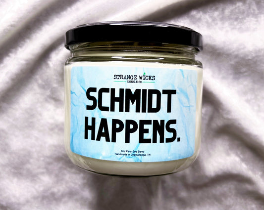 Schmidt Happens - New Girl Candle