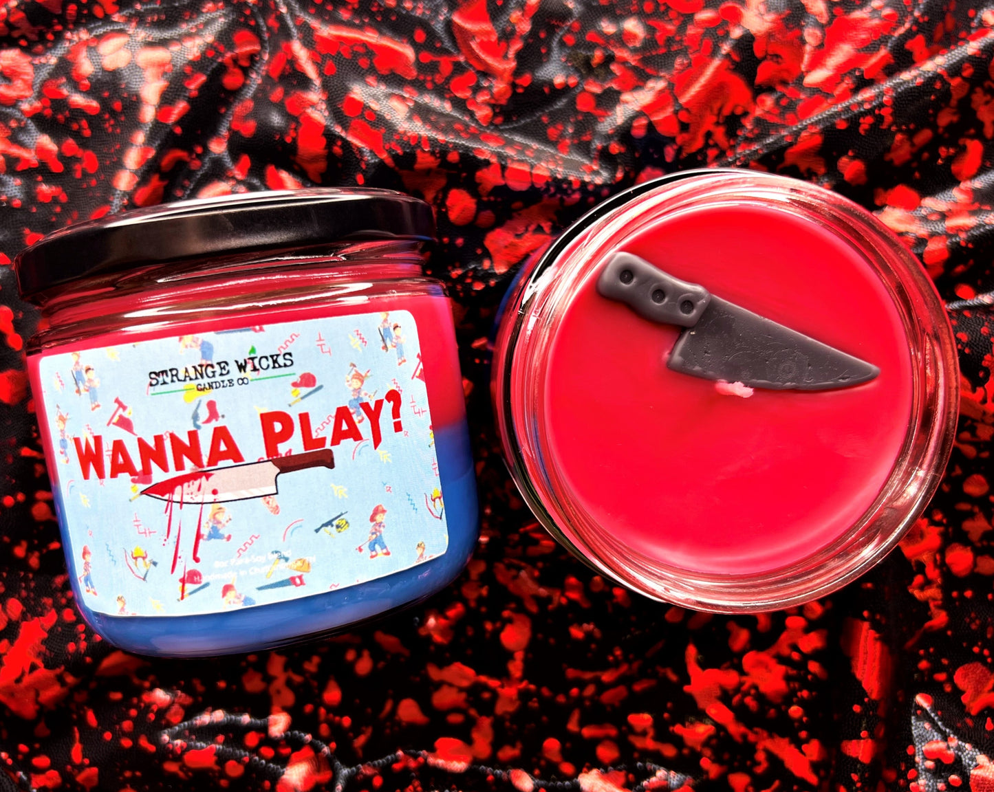 Wanna Play? - Chucky Candle